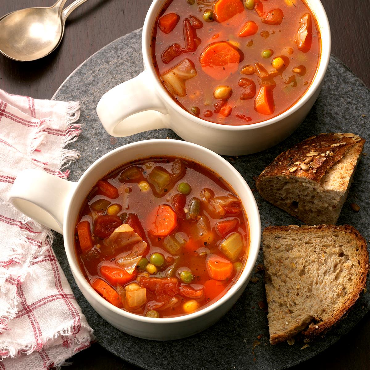 AUTUMN VEGETABLE SOUP RECIPES