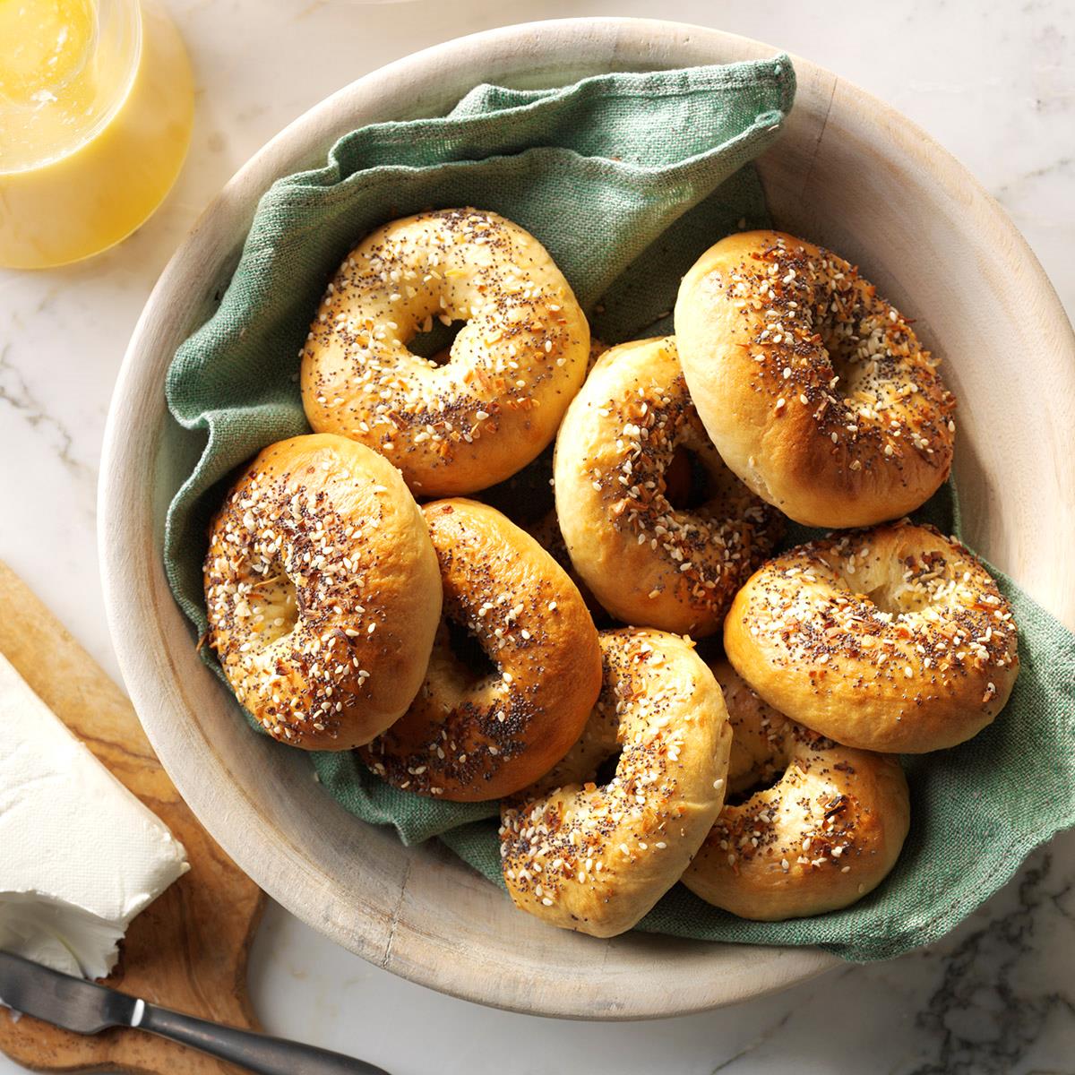 Honey Bagels Recipe | Taste of Home