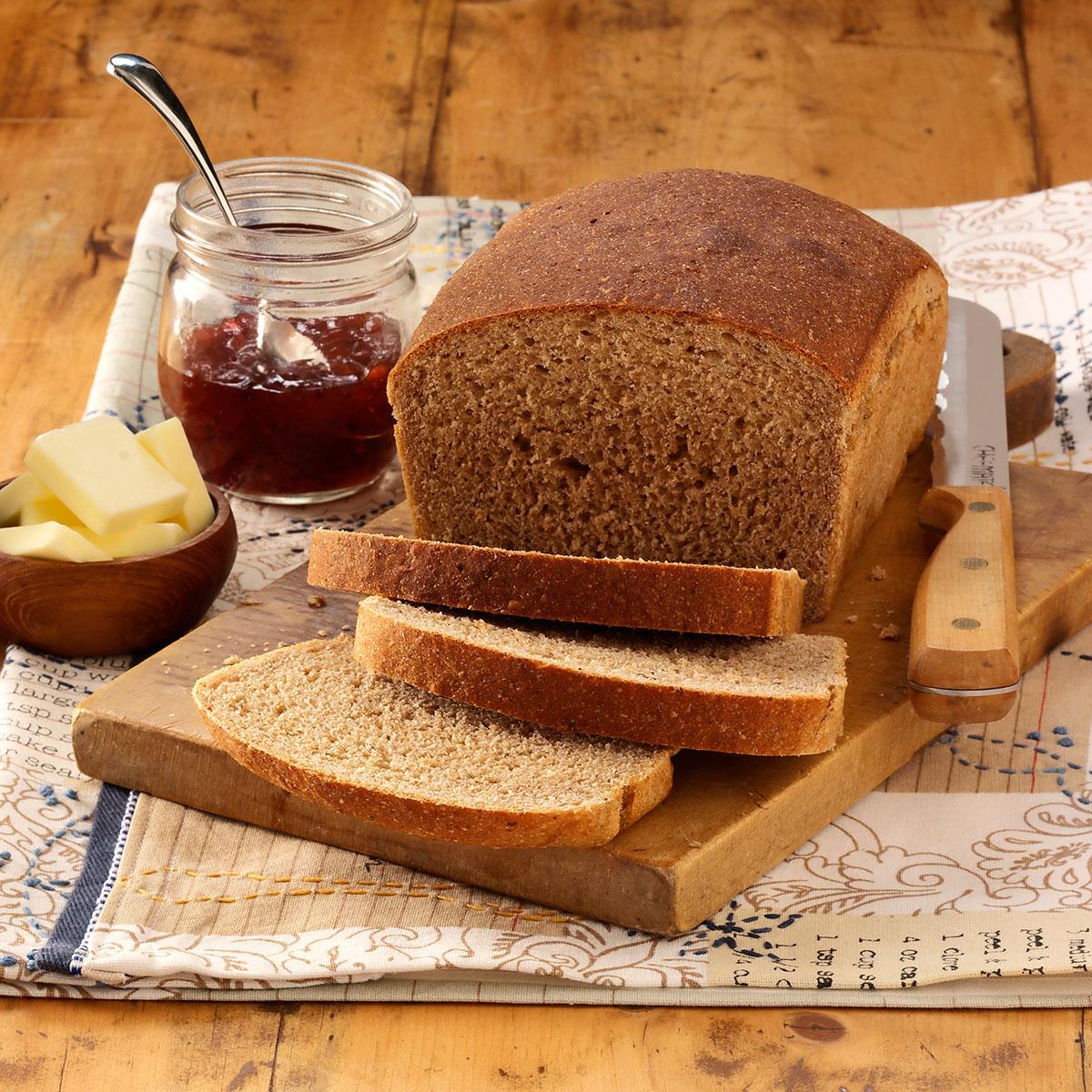 Honey Whole Wheat Loaves Recipe | Taste of Home