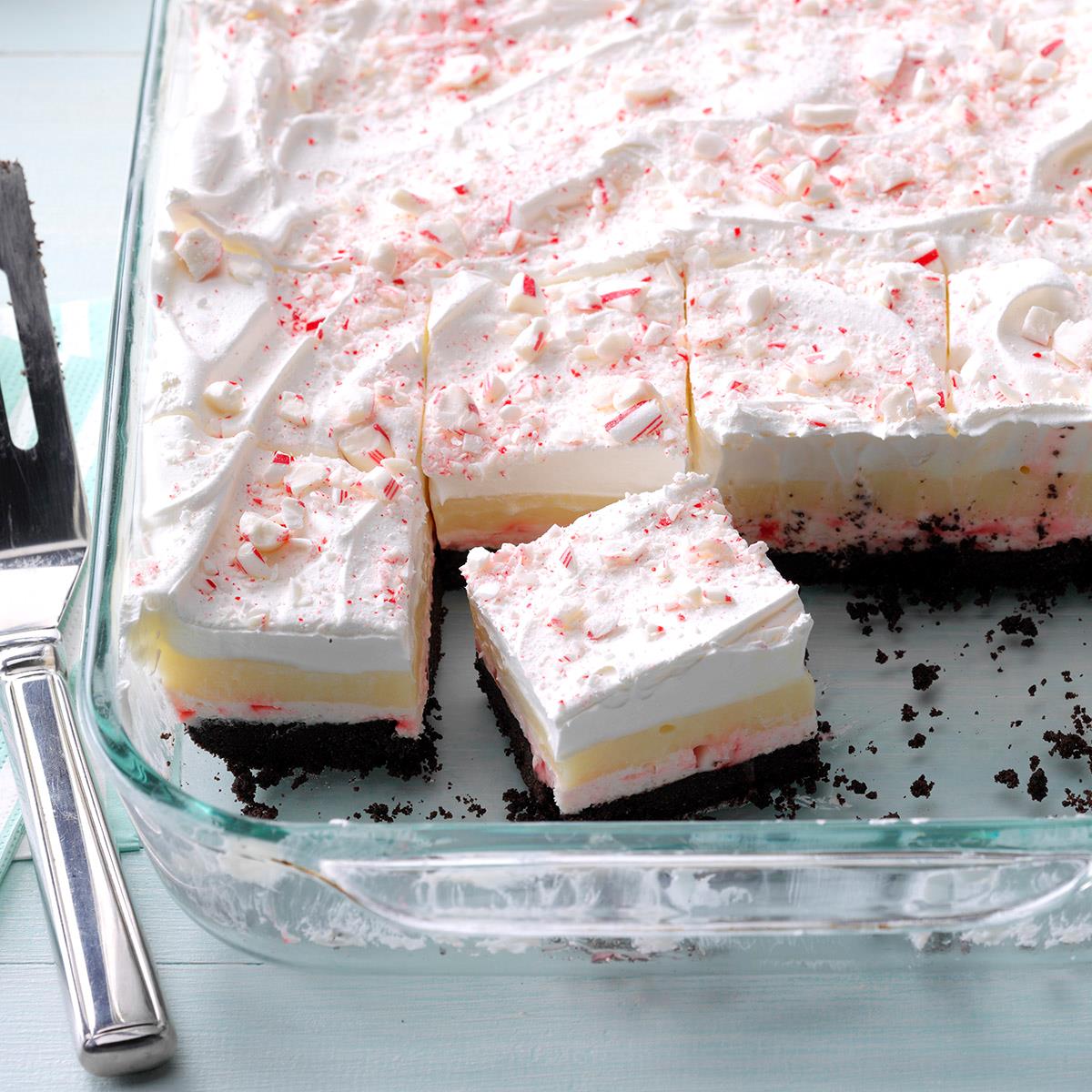 Layered Candy Cane Dessert Recipe Taste of Home