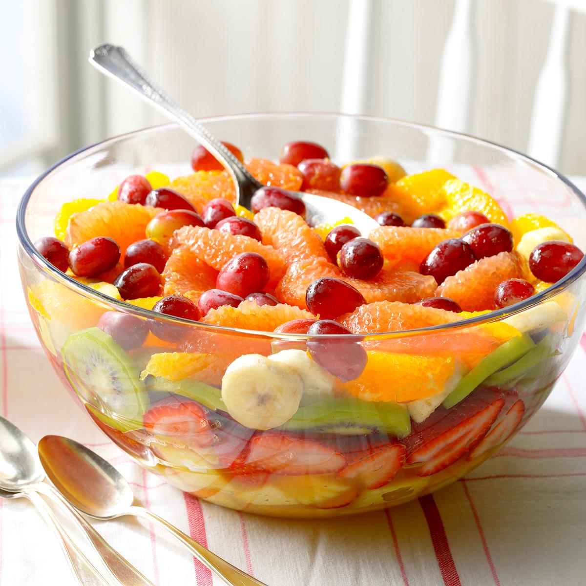 Layered Fresh Fruit Salad Recipe | Taste of Home