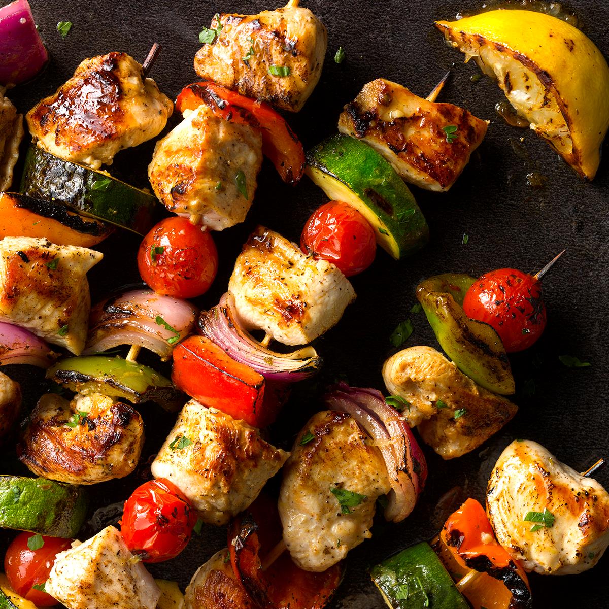 Lemon Chicken Skewers Recipe Taste Of Home 