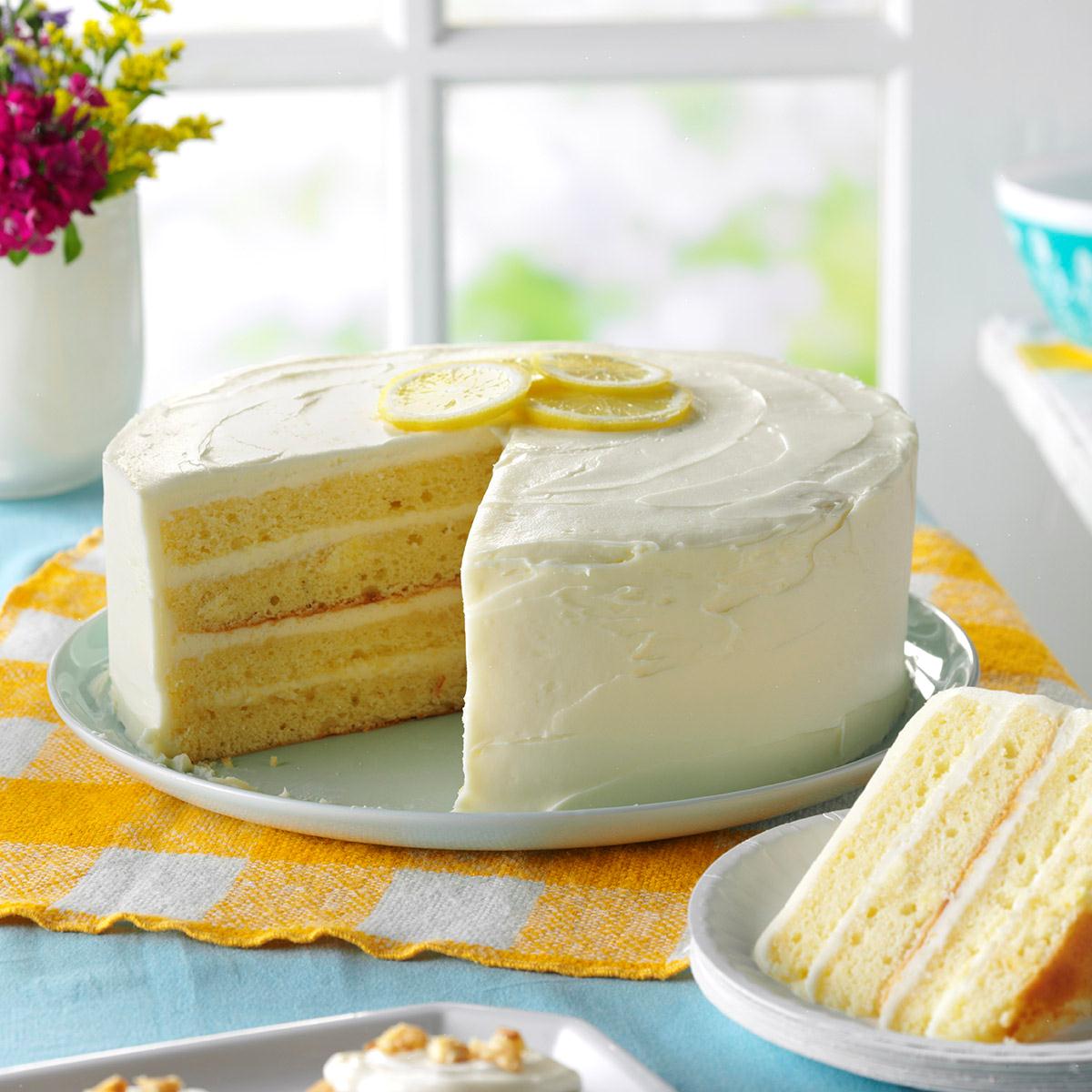 Lemon Layer Cake Recipe | Taste of Home