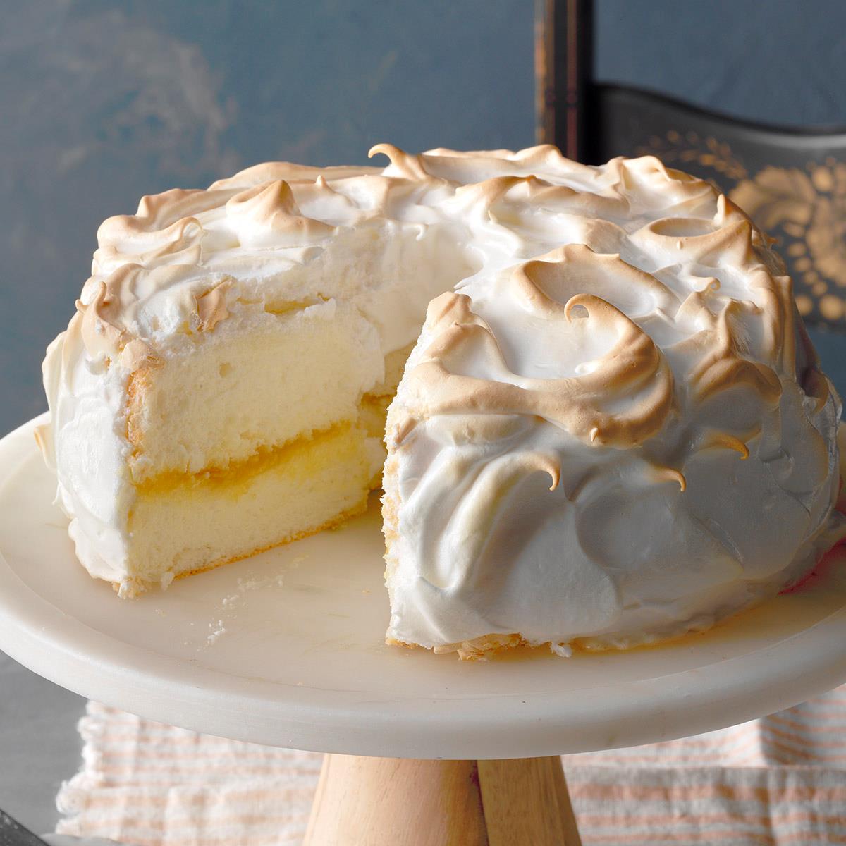 Lemon Meringue Angel Cake Recipe Taste of Home