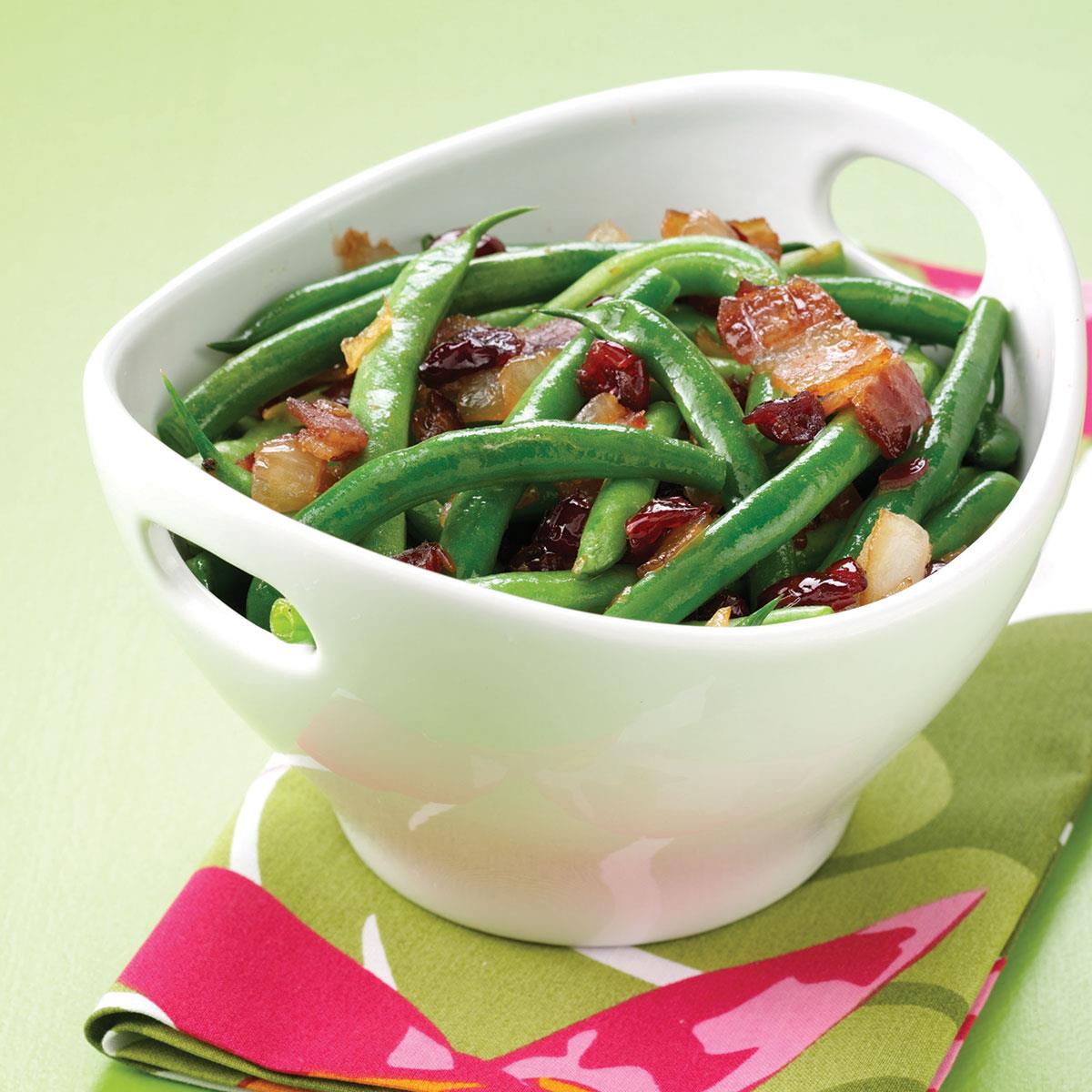 Maple-Glazed Green Beans Recipe | Taste of Home