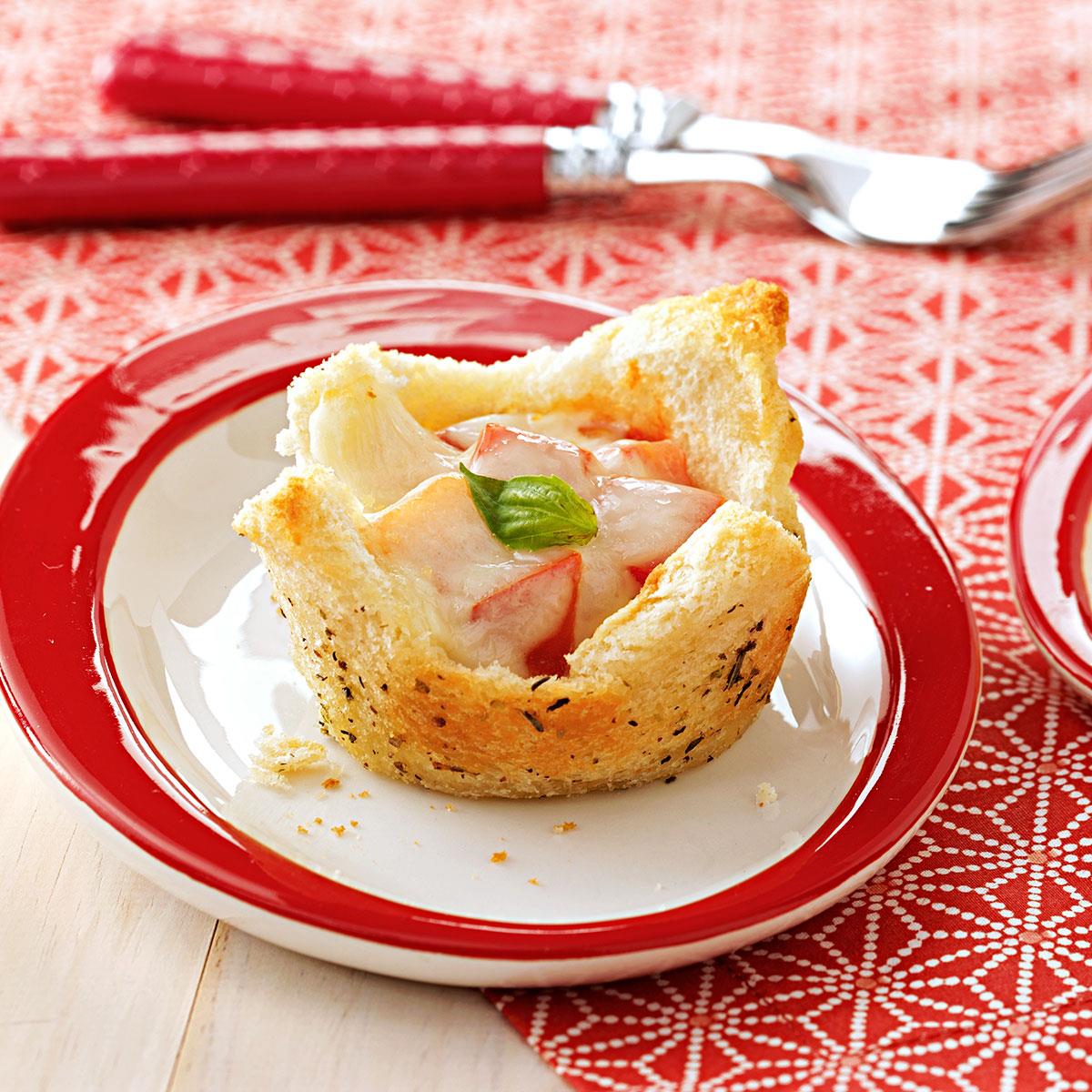 Mozzarella Appetizer Tartlets Recipe Taste of Home