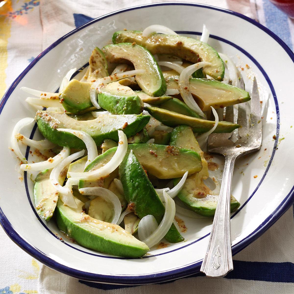 NoFuss Avocado Onion Salad Recipe Taste of Home