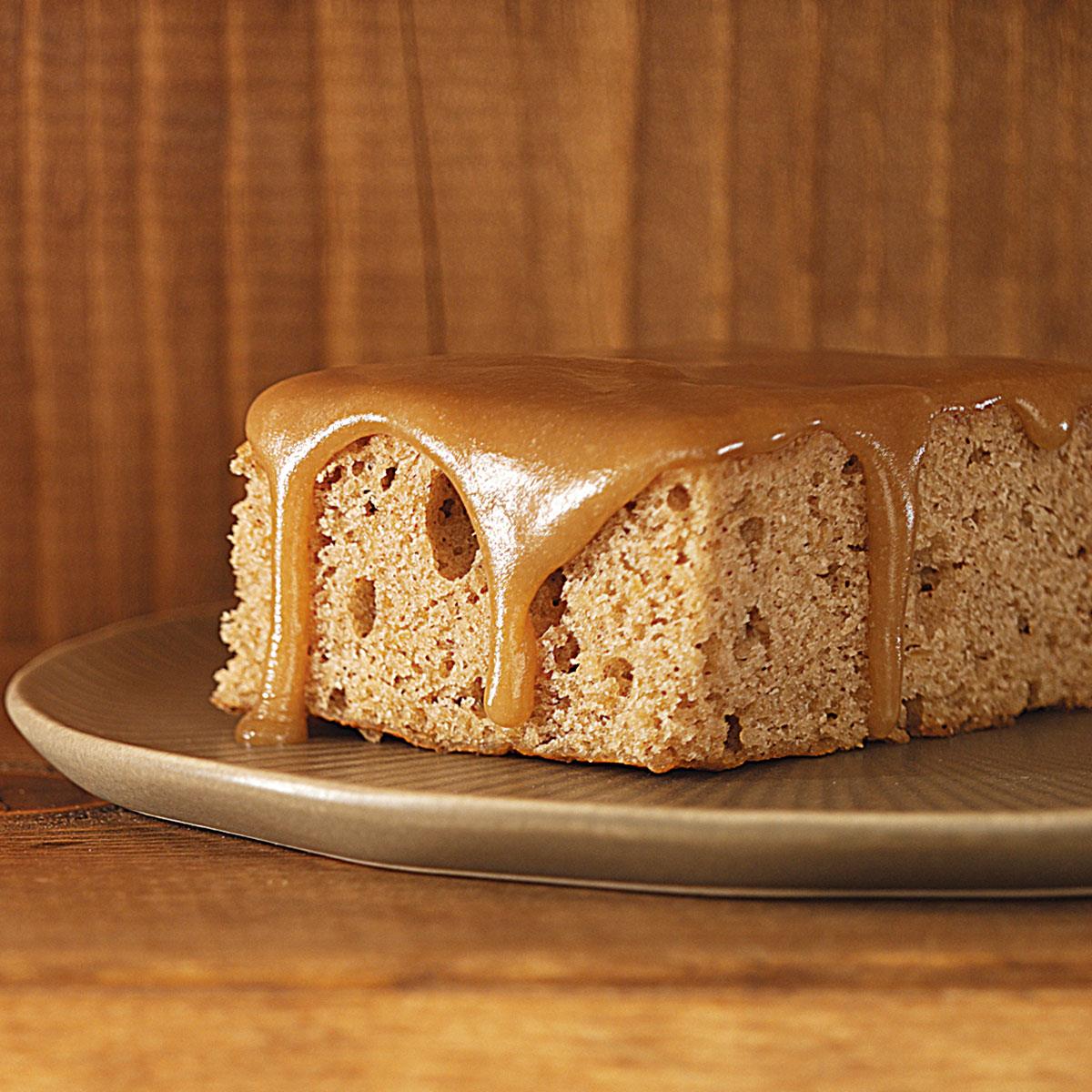 Oatmeal Cake with Caramel Icing Recipe Taste of Home