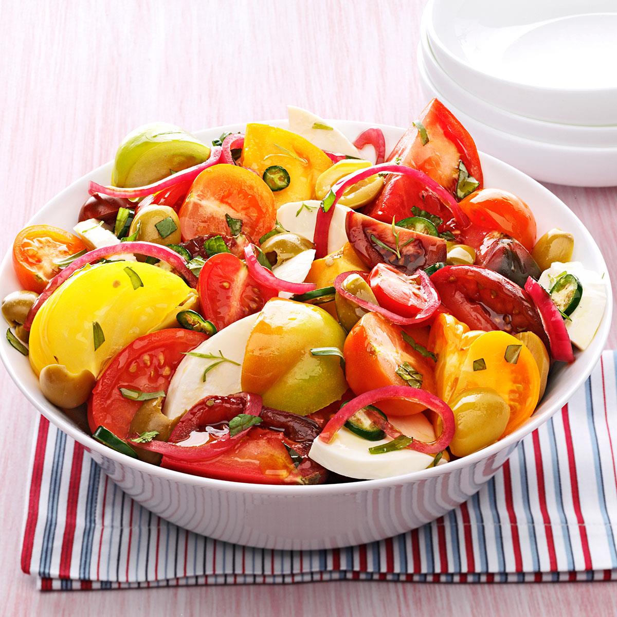 Olive Caprese Salad Recipe Taste of Home