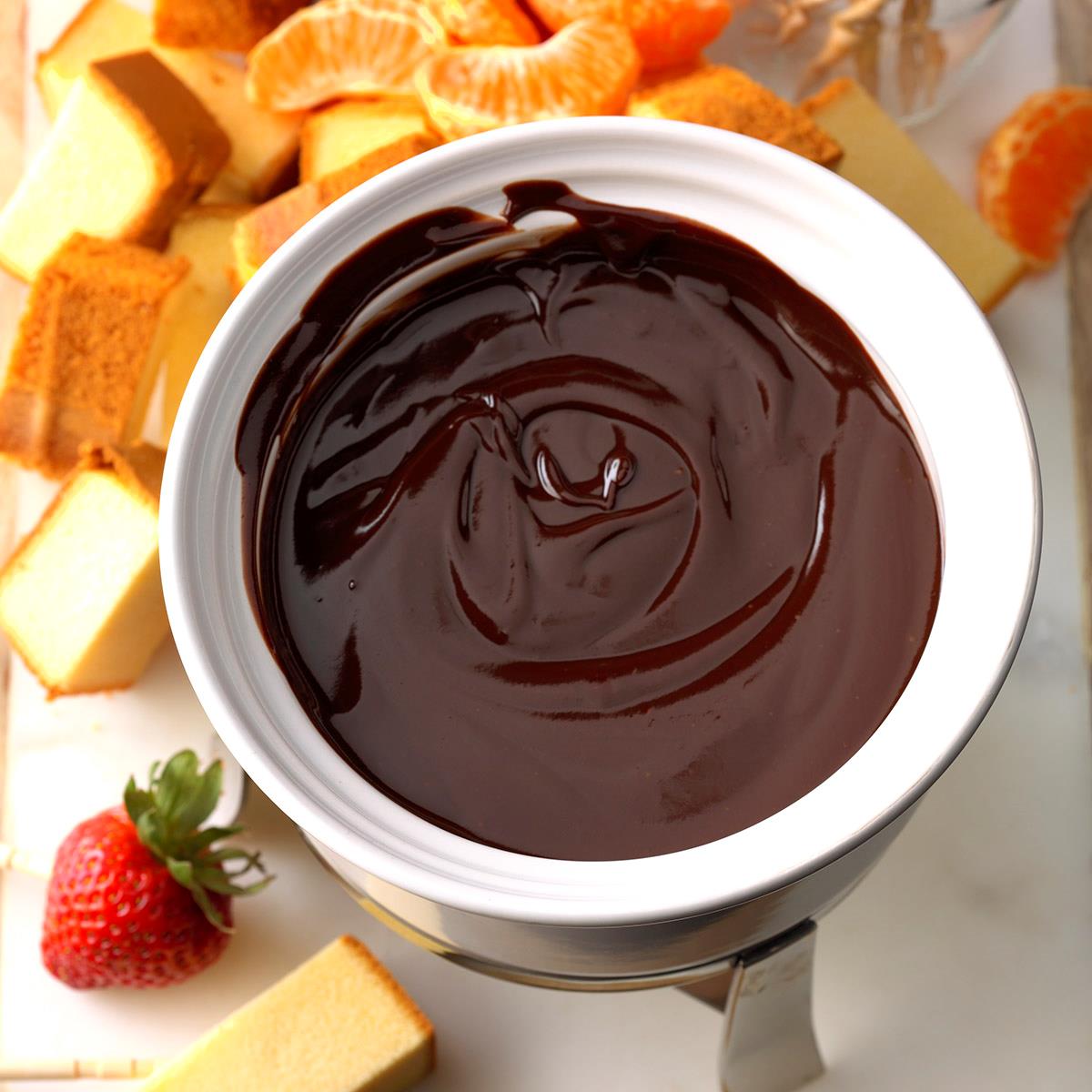 Orange Chocolate Fondue Recipe Taste of Home