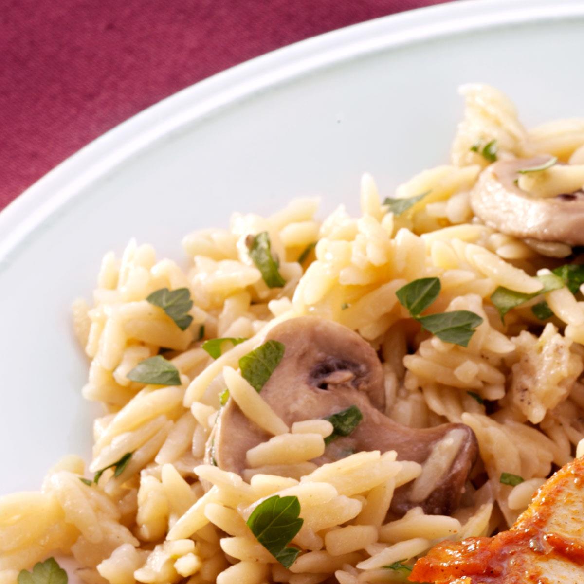 Orzo Pilaf with Mushrooms Recipe Taste of Home