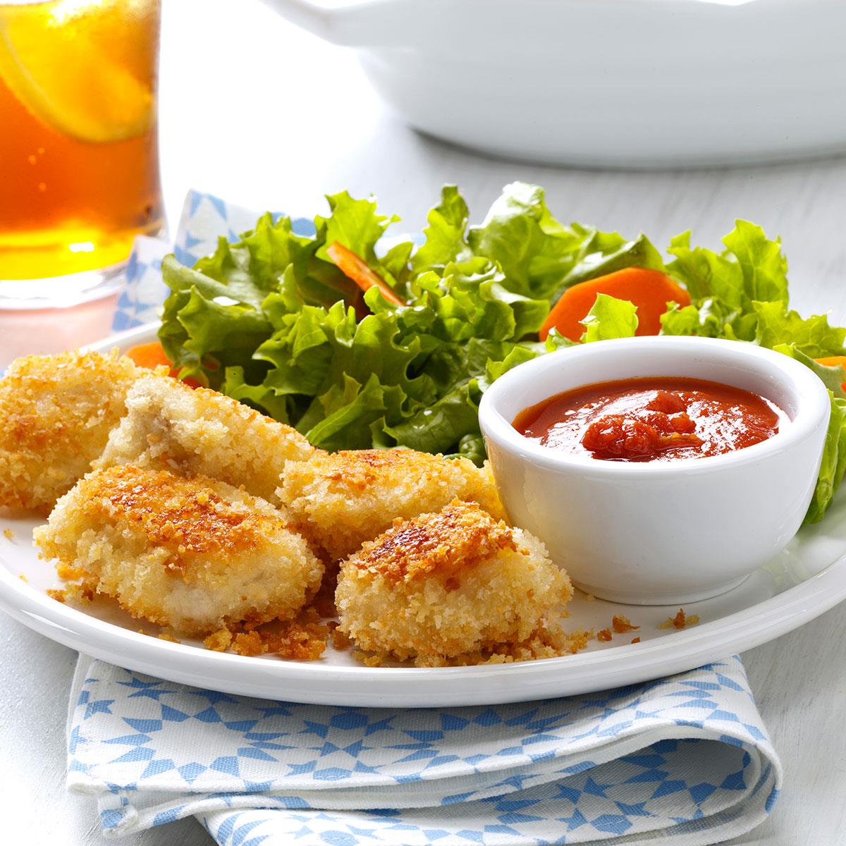 Parmesan Chicken Nuggets Recipe Taste of Home