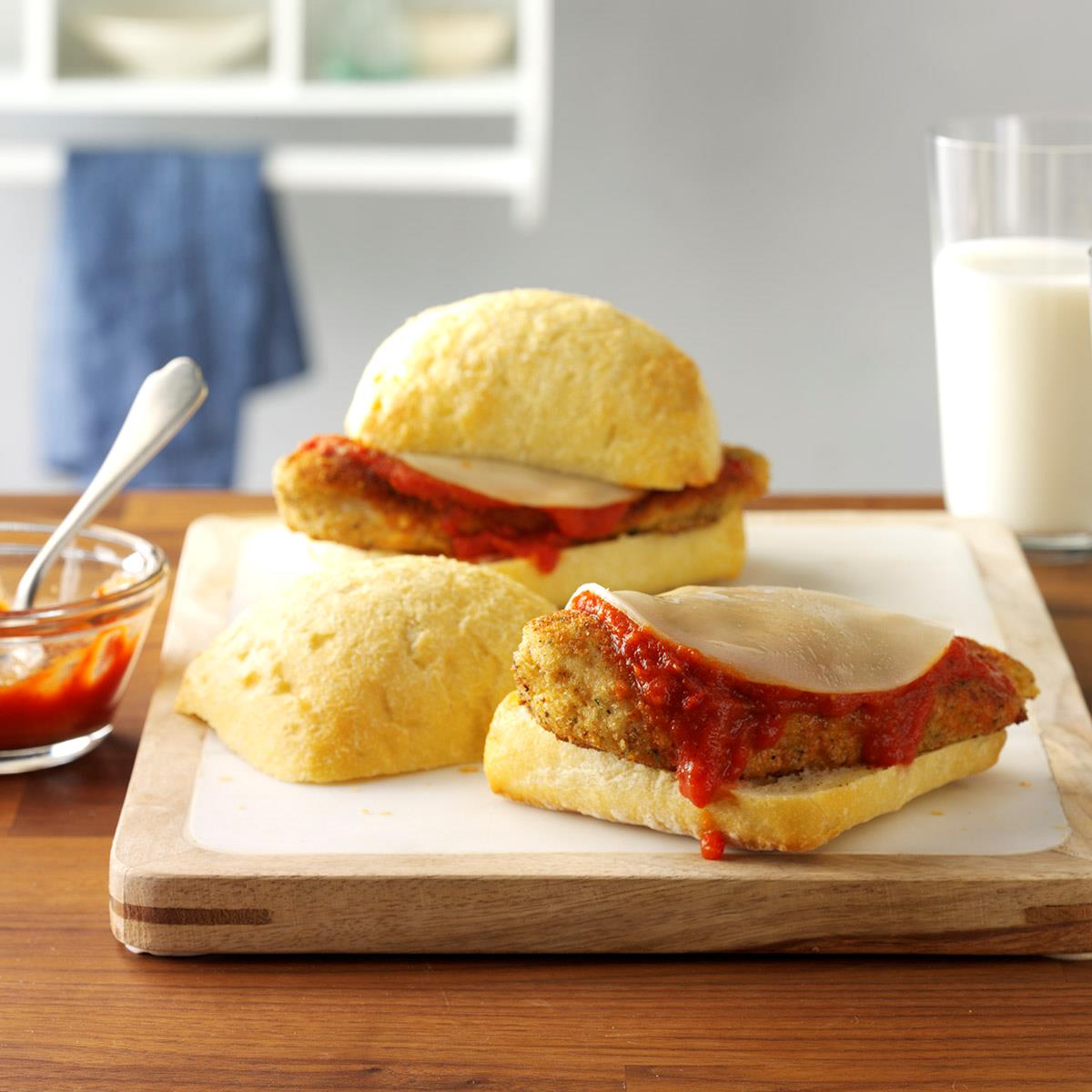 Parmesan Chicken Sandwiches Recipe Taste of Home