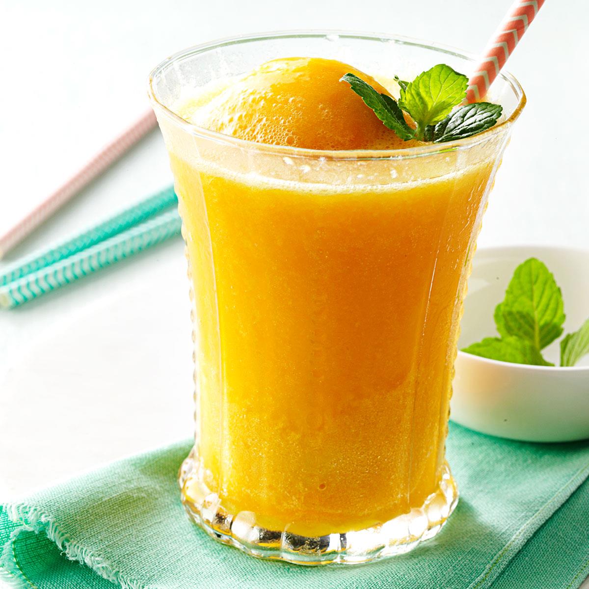 Peach Breakfast Slush Recipe Taste of Home