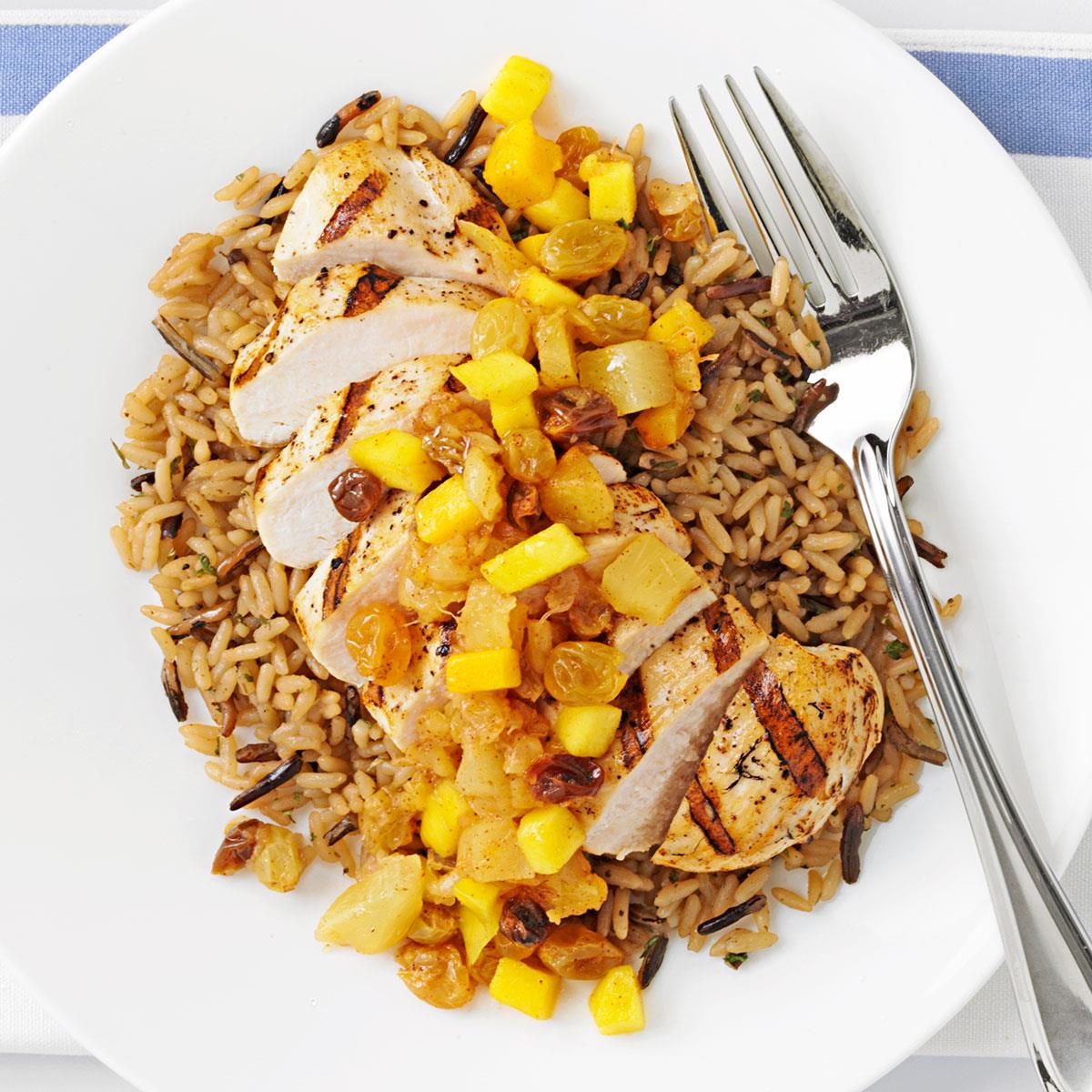 PineappleMango Chicken Recipe Taste of Home