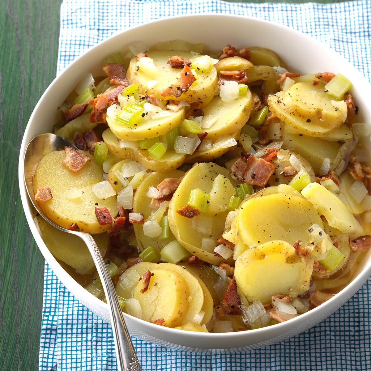 Potluck German Potato Salad Recipe  Taste of Home