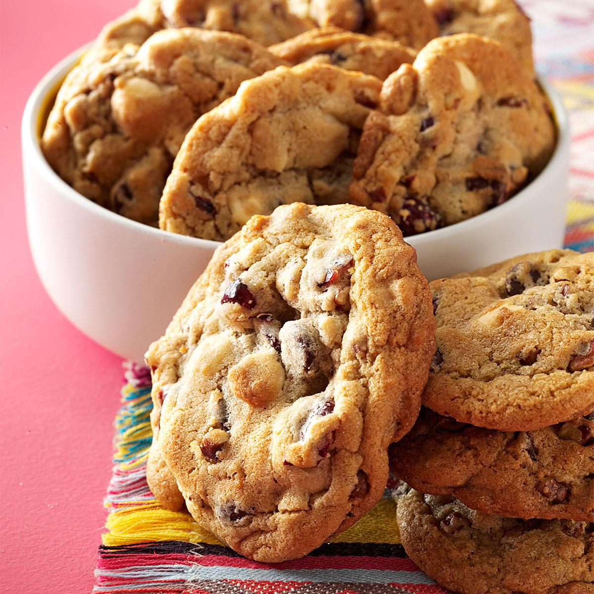 Quick Cranberry Chip Cookies Recipe | Taste of Home