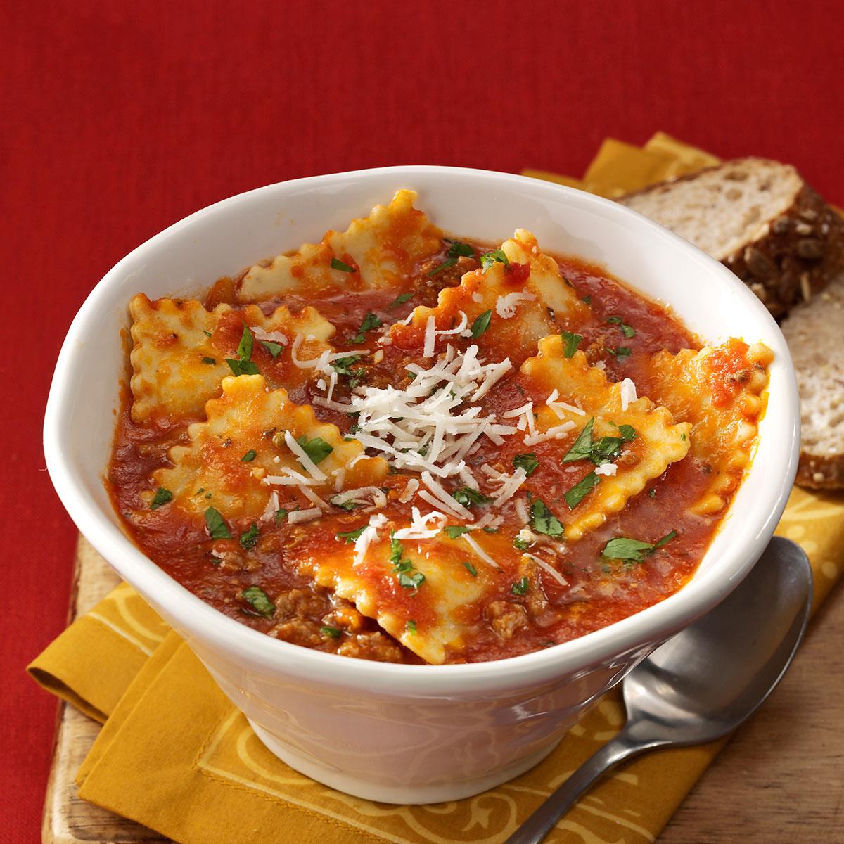 Ravioli Soup Recipe | Taste of Home