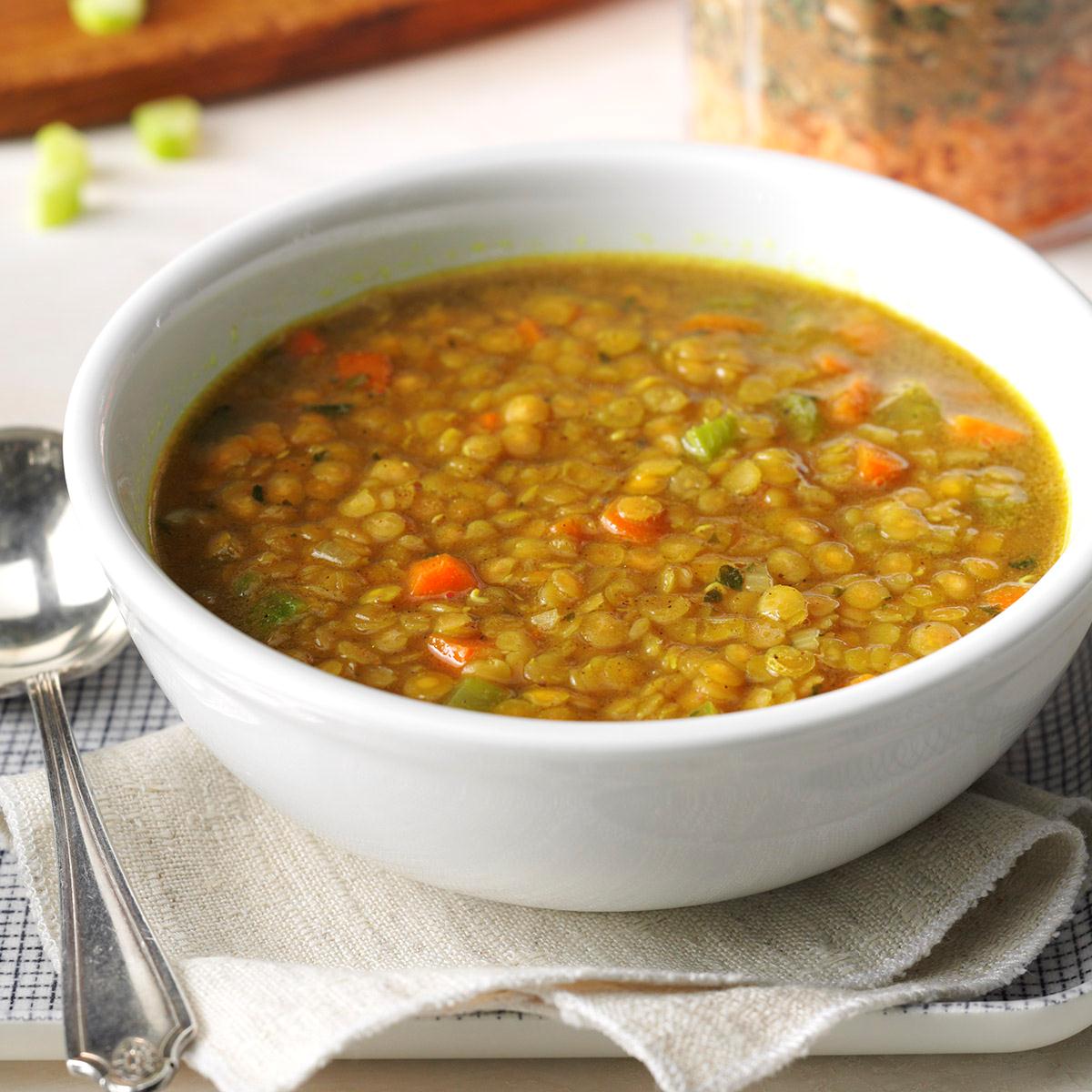 Red Lentil Soup Mix Recipe  Taste of Home