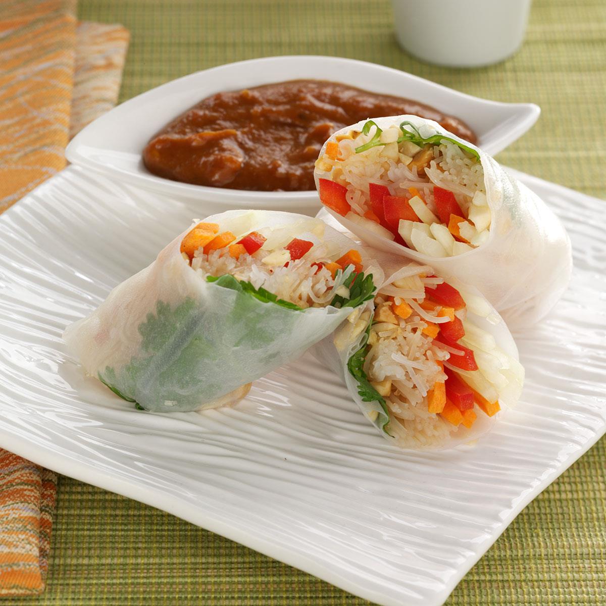 Rice Paper Rolls Recipe | Taste of Home