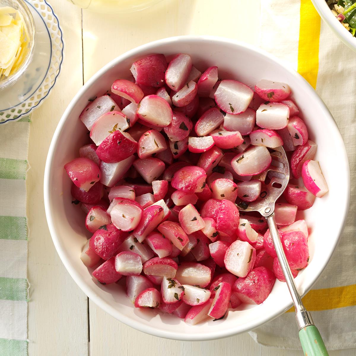 Roasted Radishes Recipe Taste Of Home   Roasted Radishes EXPS CWAM17 41146 C12 14 3b 