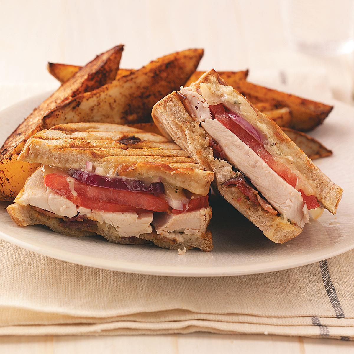 Rotisserie Chicken Panini Recipe | Taste of Home