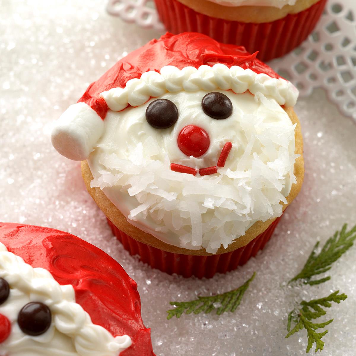 Santa Cupcakes Recipe Taste of Home