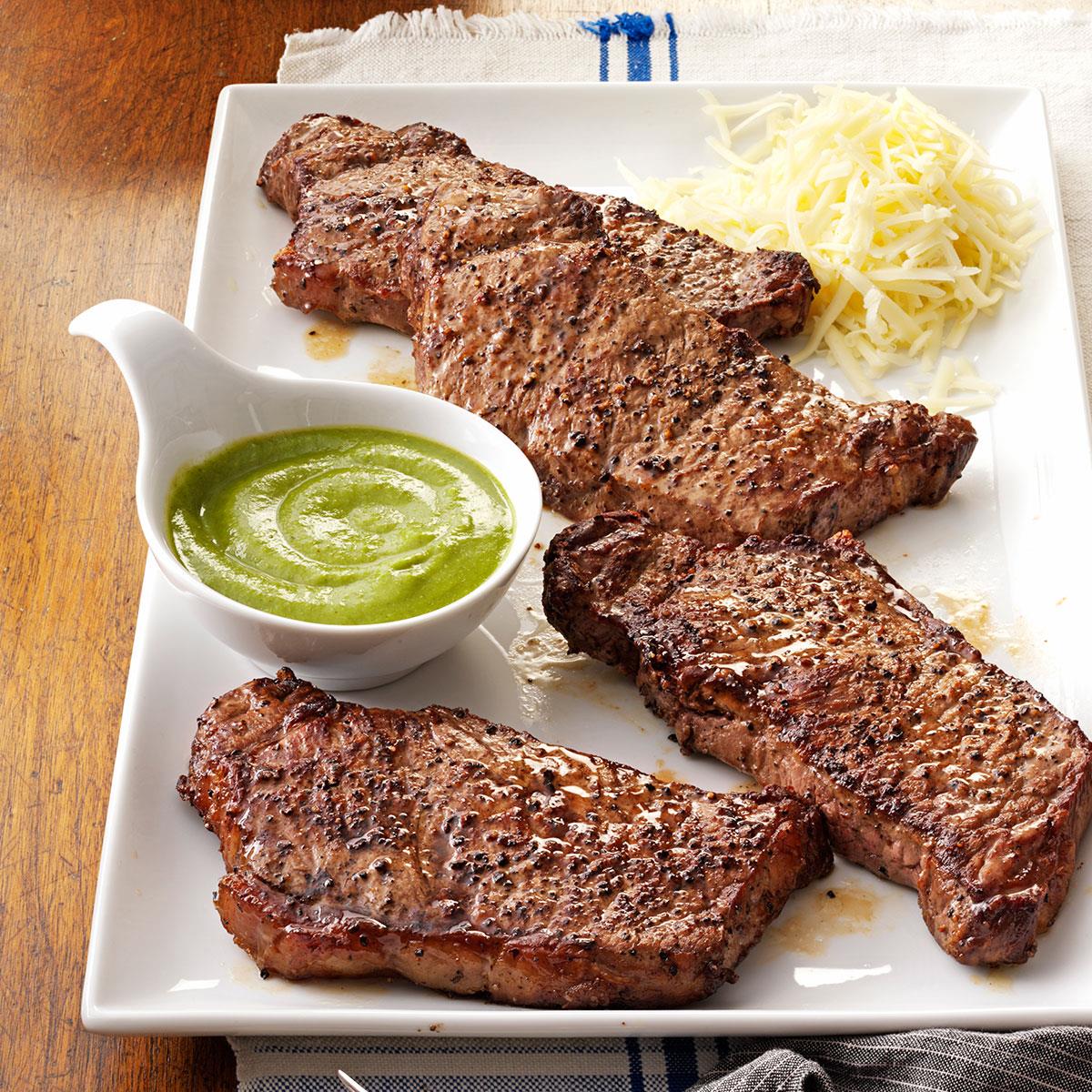 Santa Fe Strip Steaks Recipe Taste of Home