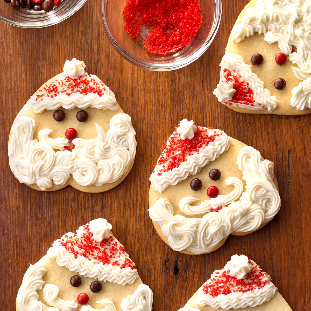 Santa Sugar Cookies Recipe Taste of Home
