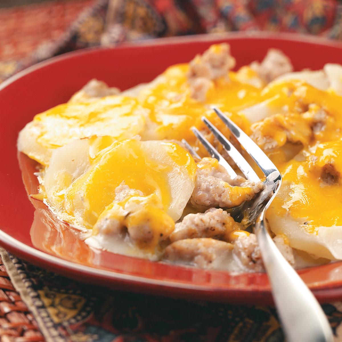 Sausage Potato Casserole Recipe Taste Of Home