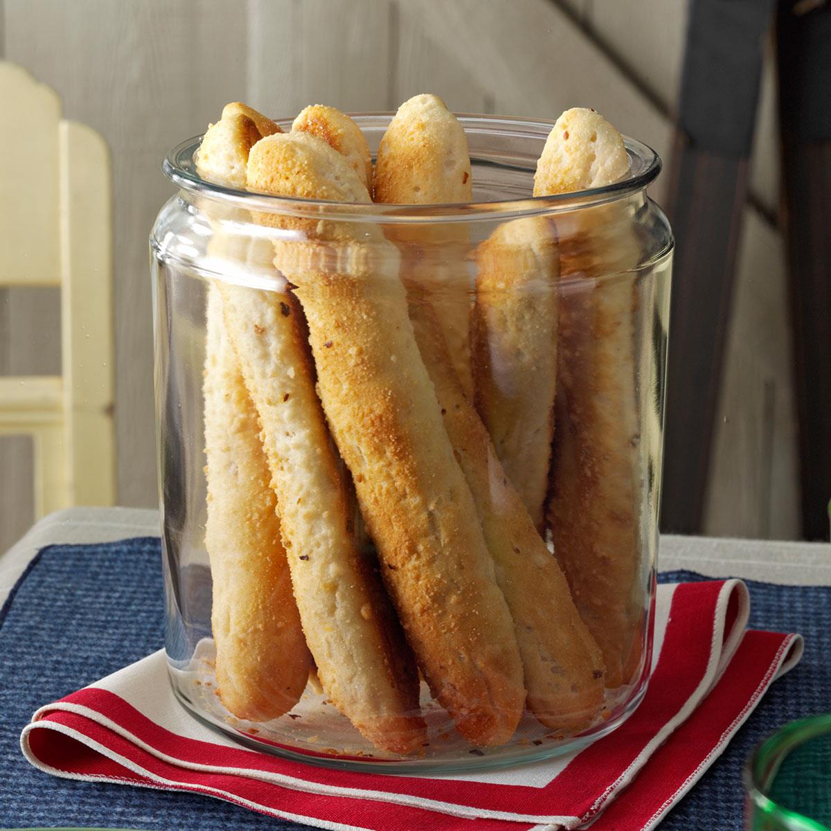Savory BiscuitBreadsticks Recipe Taste of Home