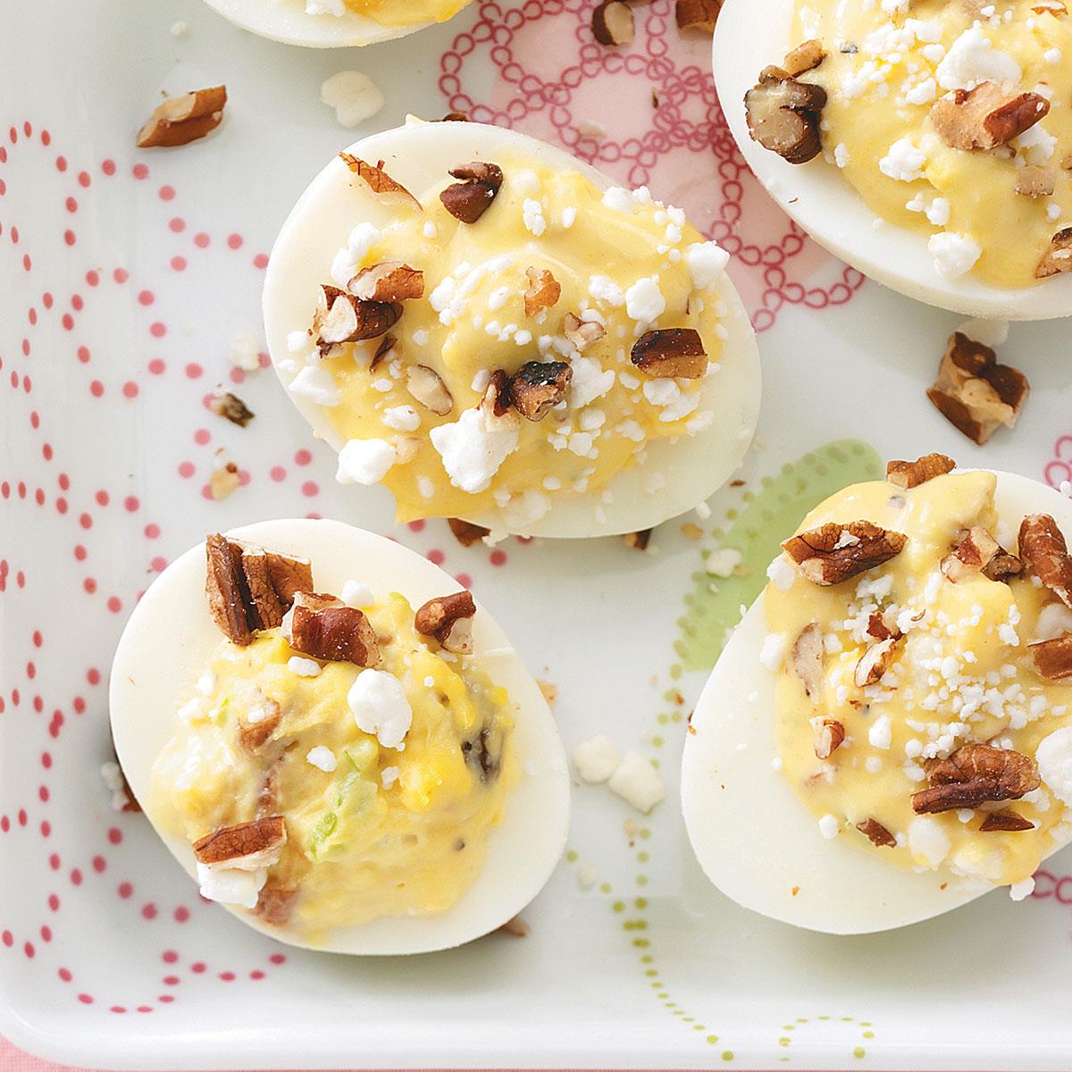 SecretIngredient Stuffed Eggs Recipe Taste of Home