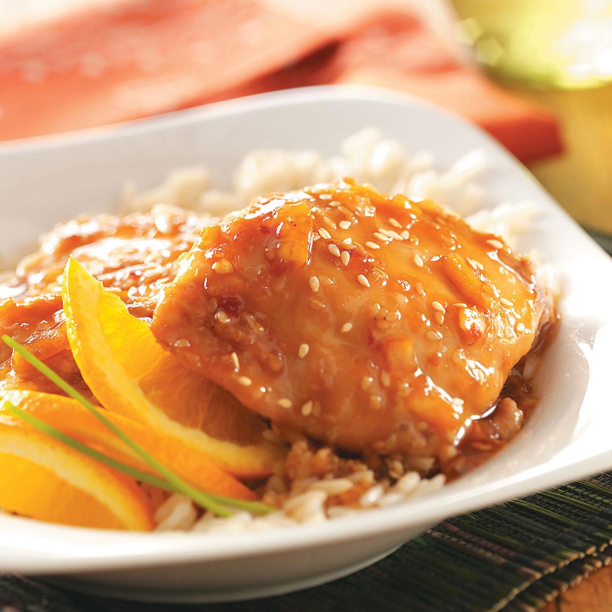 Sesame Orange  Chicken Recipe  Taste of Home