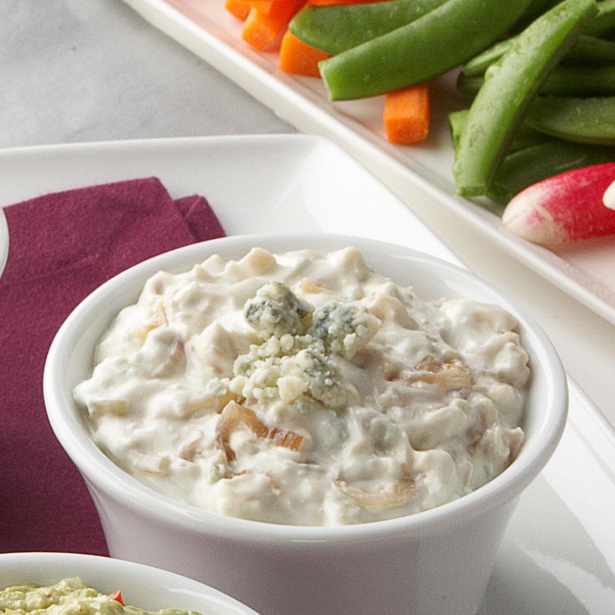 ShallotBlue Cheese Dip Recipe Taste of Home