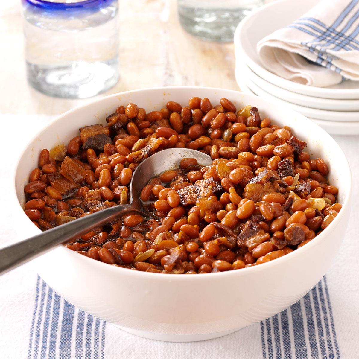 SlowCooked Boston Beans Recipe Taste of Home