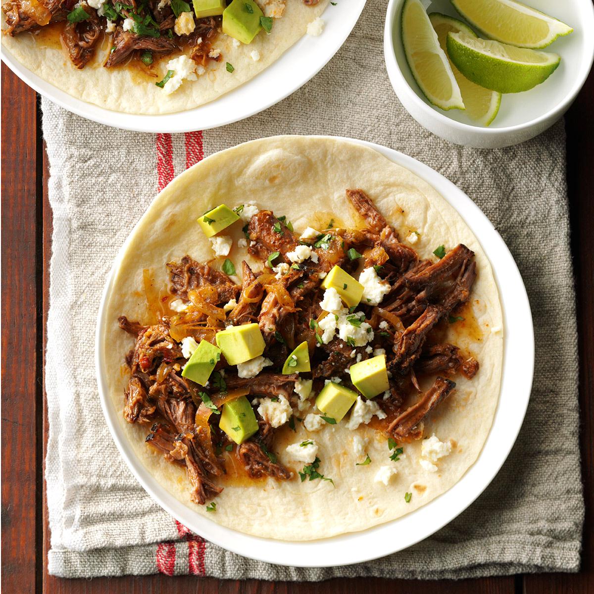 Slow Cooker Chipotle Beef Carnitas Recipe Taste of Home