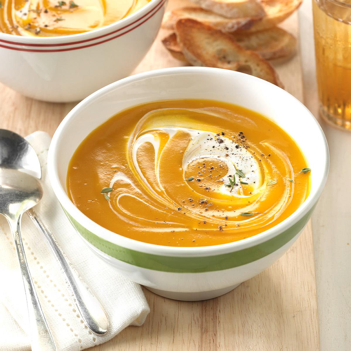 Slow Cooker Butternut Squash Soup Recipe Taste of Home