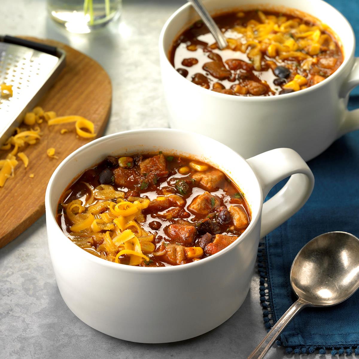 Slow Cooker Spicy Pork Chili Recipe Taste of Home