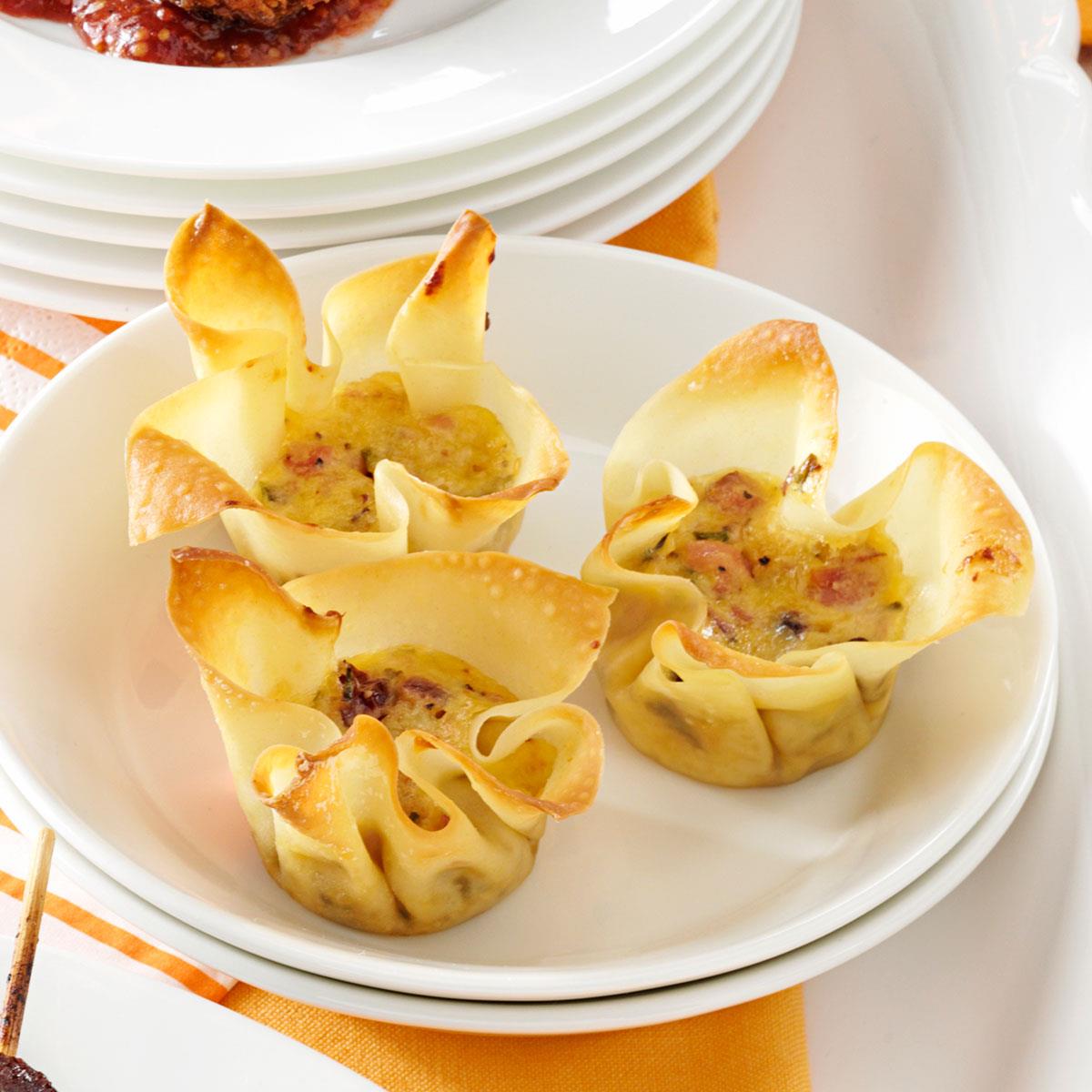 Smoked Gouda and Ham Appetizer Tarts Recipe Taste of Home