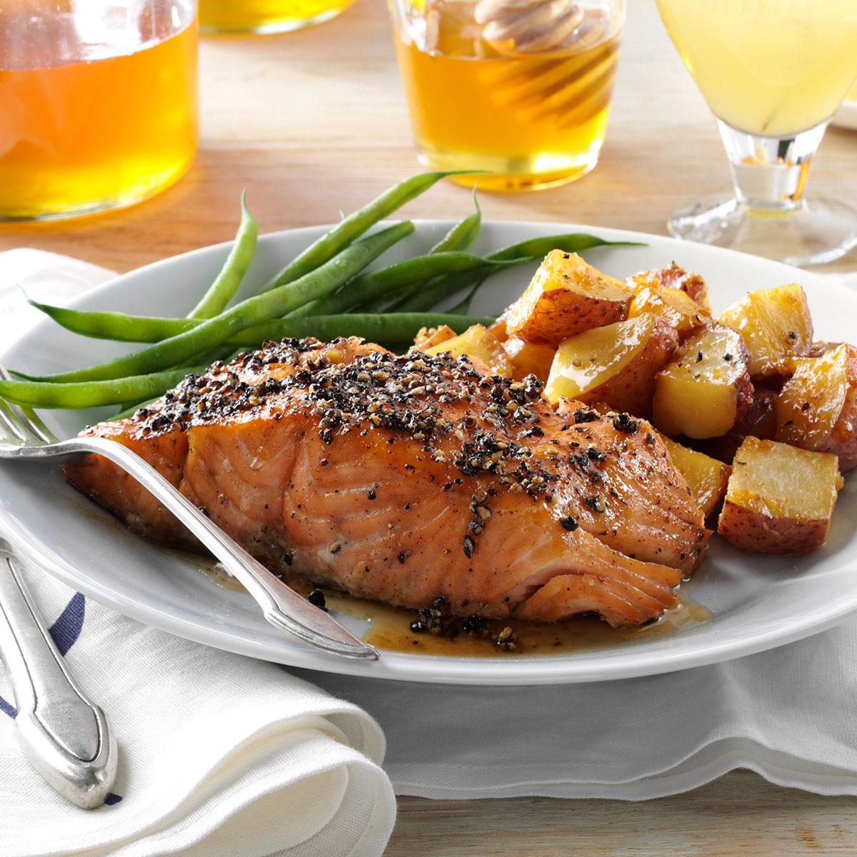 Smoked Honey-Peppercorn Salmon Recipe | Taste of Home