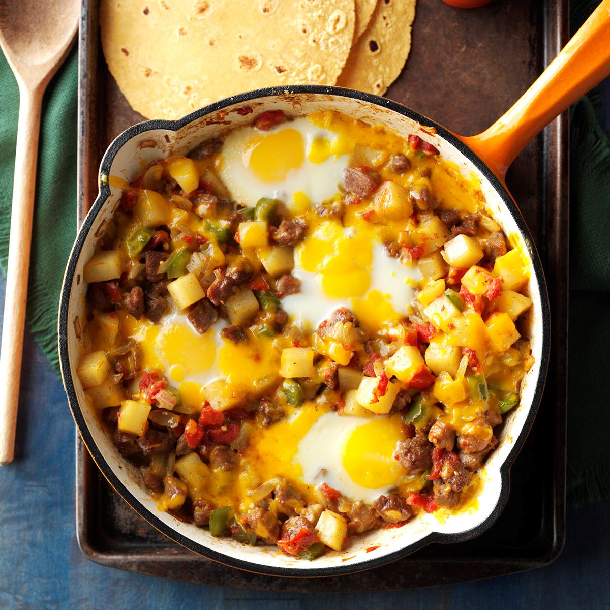 Southwestern Hash with Eggs Recipe  Taste of Home