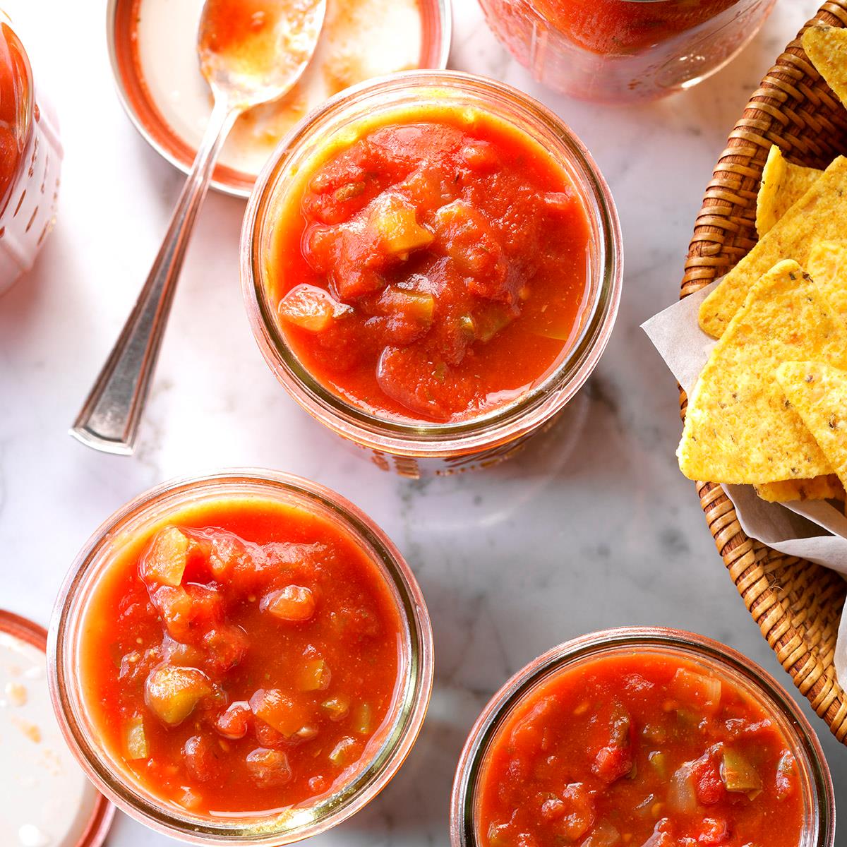 Spicy Chunky Salsa Recipe Taste of Home