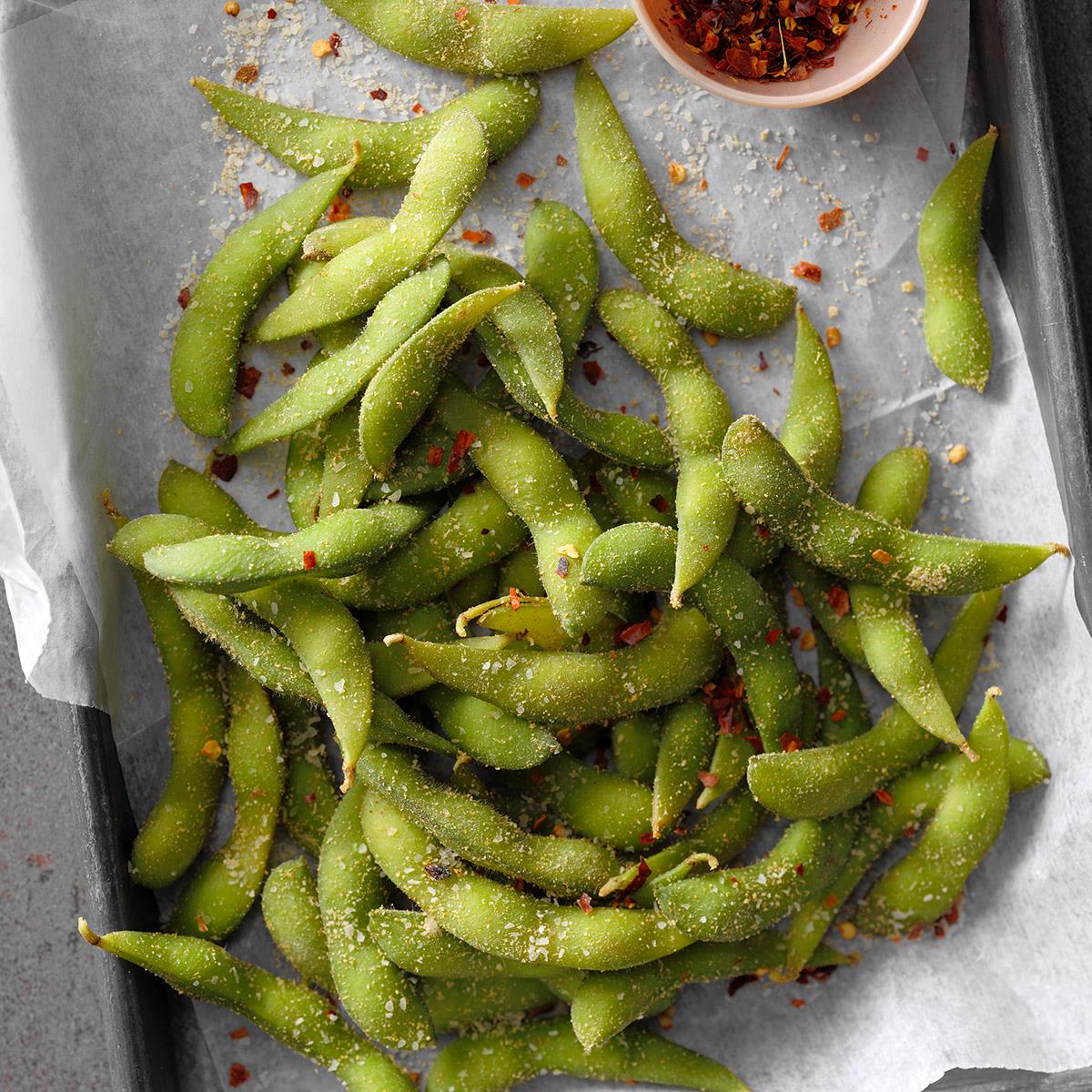 Spicy Edamame Recipe Taste of Home