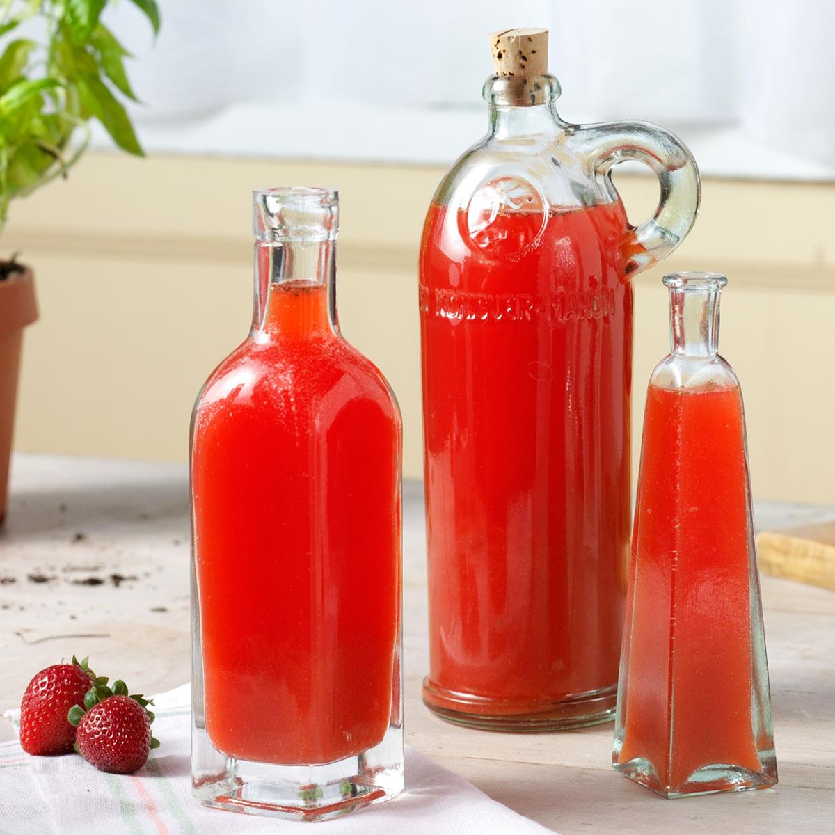 StrawberryBasil Vinegar Recipe Taste of Home