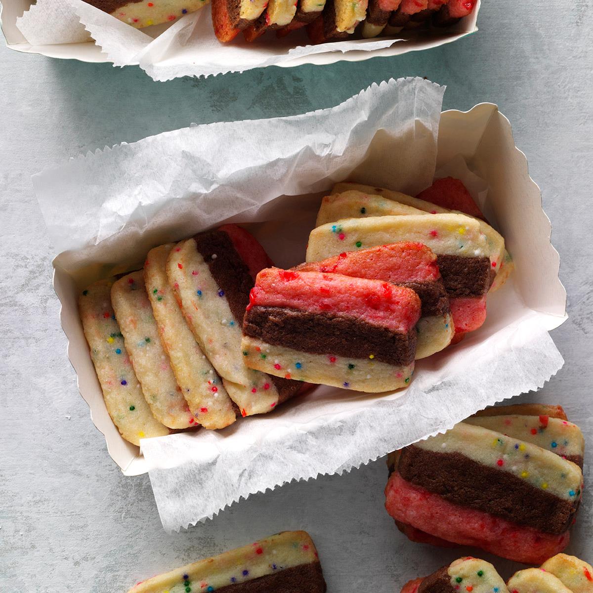Striped Icebox Cookies Recipe Taste of Home