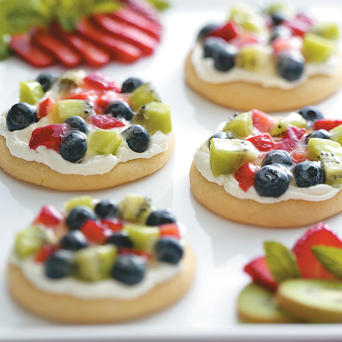 Sugar Cookie Fruit Pizzas Recipe Taste of Home