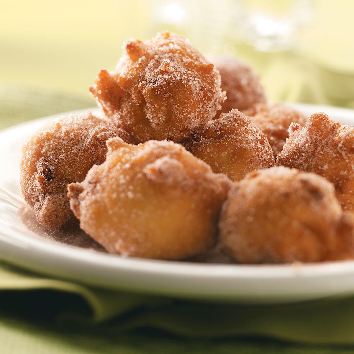 Sugary Apple Fritters Recipe Taste of Home