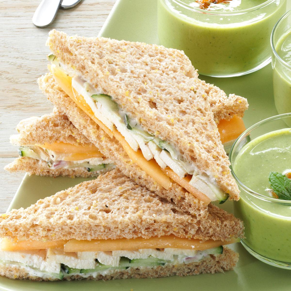 Summer Tea Sandwiches Recipe  Taste of Home