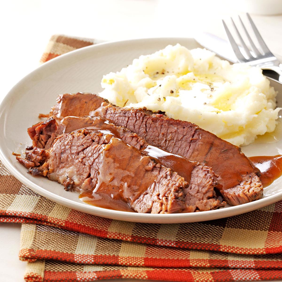 Sunday Dinner Brisket Recipe Taste Of Home Sunday Dinner Brisket Recipe Taste Of Home