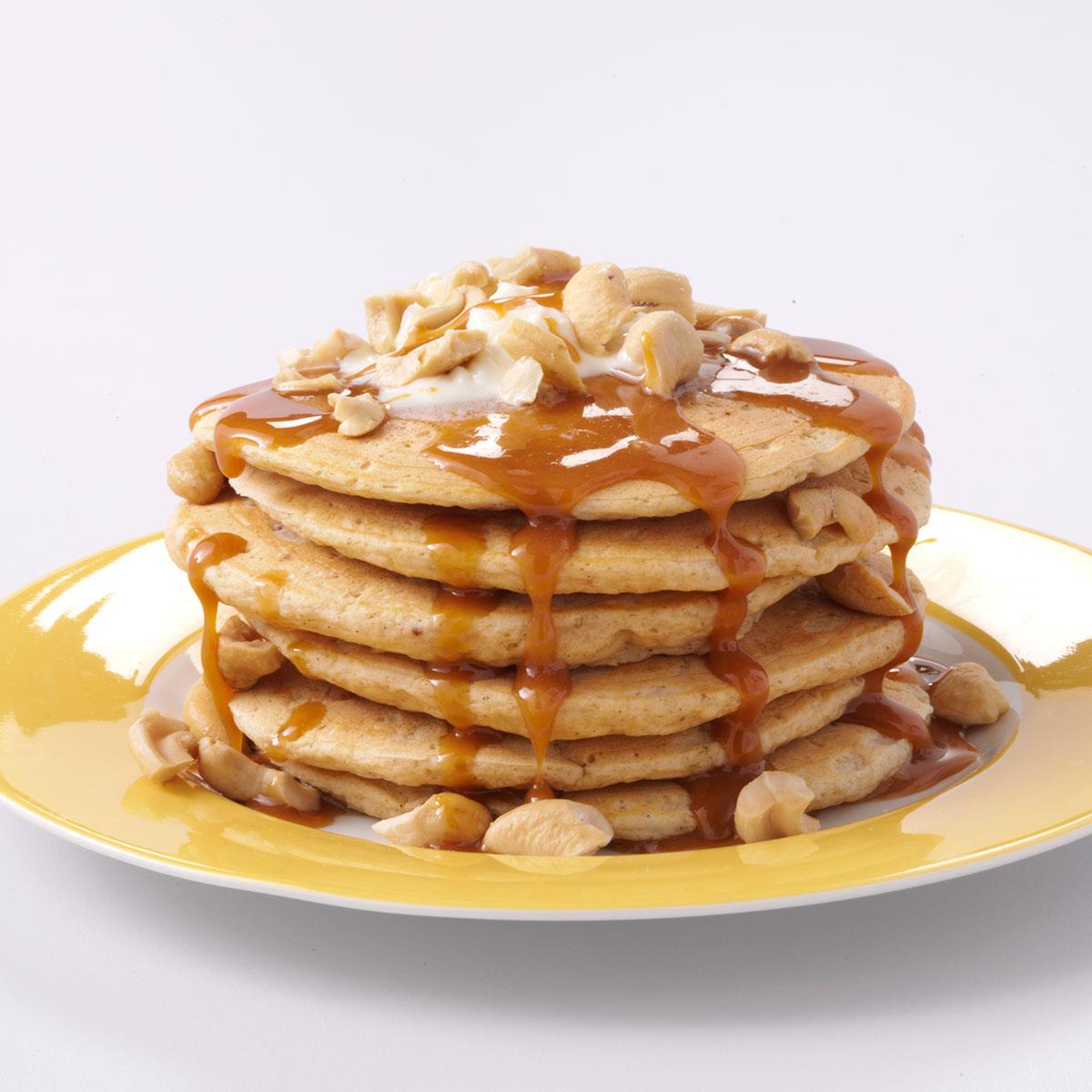 Sweet Potato Pancakes with Caramel Sauce Recipe Taste of Home